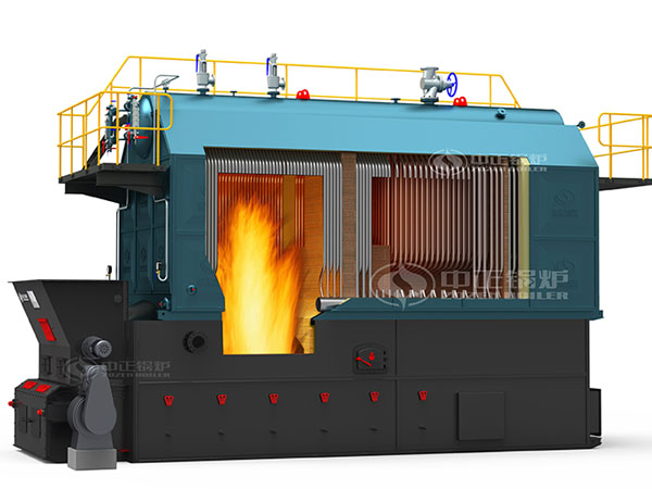 SZL系列雙鍋筒縱置式生物質(zhì)熱水鍋爐